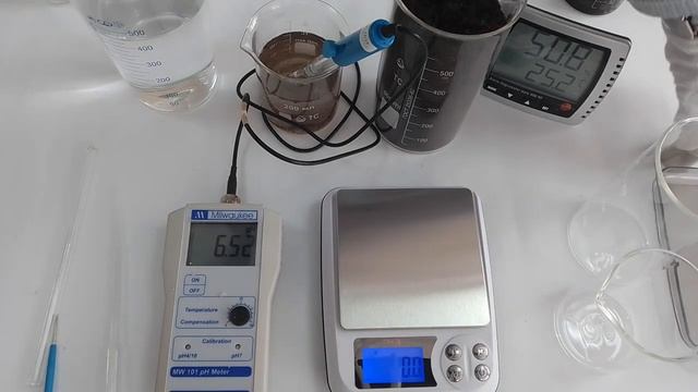 Разведение грунта в дистводе для измерения его кислотности 1:1 VS 5:1 ? смотреть онлайн