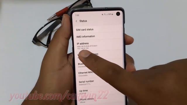 Samsung Galaxy S10 : How to check local Wi Fi ip Address (android pie) смотреть онлайн