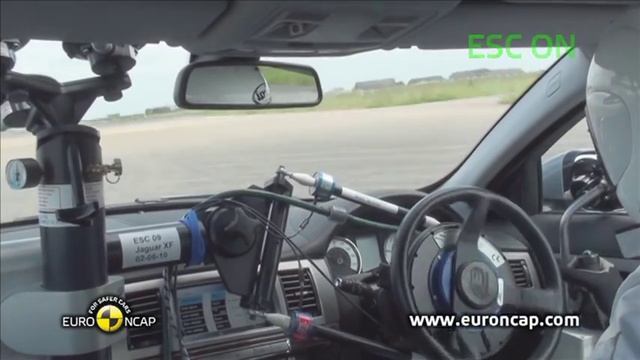 Euro NCAP | Jaguar XF | 2011 | ESC test смотреть онлайн