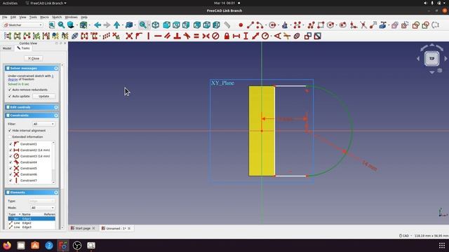 FreeCAD Link Create Practice Model 25 смотреть онлайн