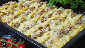 Вот Как Нужно Готовить Картошку с Мясом На Праздник! Приготовьте!