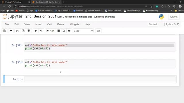 Python Tutorial [ Part 2.1] #Python #hindi Data Types and String Session 2 смотреть онлайн