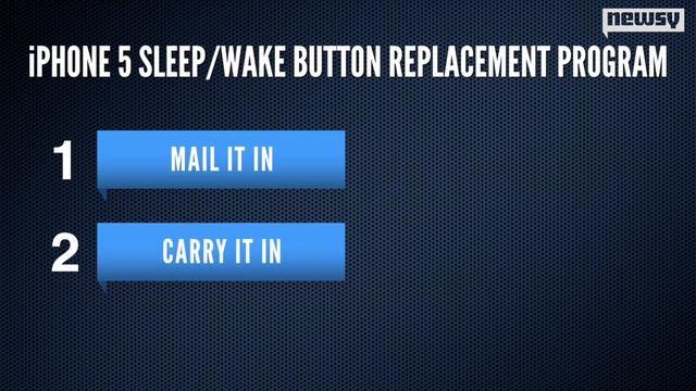 Apple Will Replace Faulty iPhone 5 Sleep/Wake Button смотреть онлайн