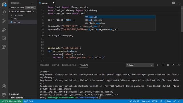 Server-Side Sessions in Flask with Flask-Session смотреть онлайн