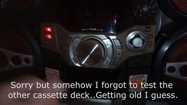 A Quick Test Of The Panasonic SA AK510 Stereo System. смотреть онлайн
