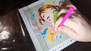 Алмазная мозаика из Фикс Прайс .