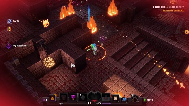 Minecraft Dungeons: Nether Fortress! - 28. rész (Flames of the Nether DLC) смотреть онлайн