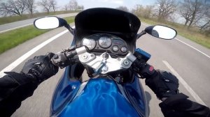 По трассе на Suzuki GSX600F Katana