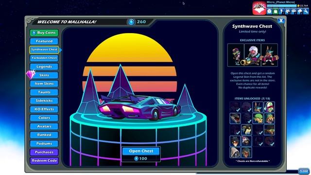 oh boy, new exclusize skins (Synthwave chest) смотреть онлайн