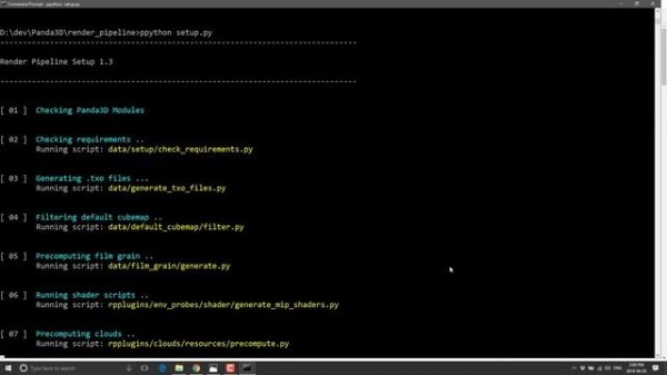 Panda3D + Render Pipeline -- How to Setup Panda3D for PBR Rendering