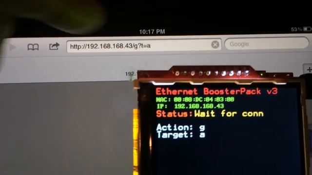 Ethernet BoosterPack v3 test смотреть онлайн
