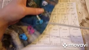 Таблица вязание носков, расчёт рядов и петель.