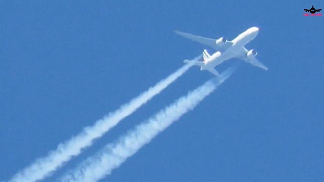 Passaggio aereo ad alta quota। DELTA B777-200 । AIRFRANCE B777-300 । TURKISH A330-300 смотреть онлайн