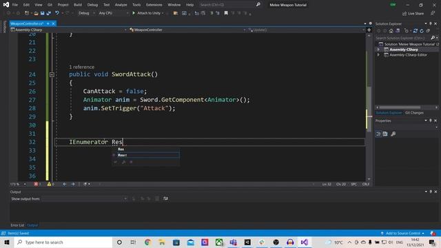 Melee Combat & Weapon System - Unity Beginner Tutorial смотреть онлайн