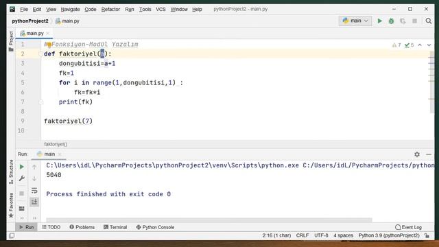 Python Dersleri 018 - Fonksiyon , Modül Yazalım смотреть онлайн