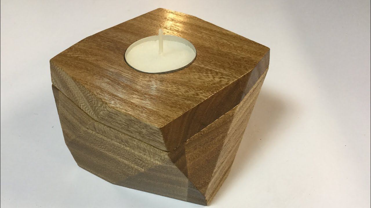 Шкатулка подсвечник необычной формы/ Box candle holder with unusual shape смотреть онлайн