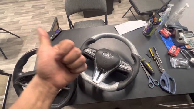 Q50/Q60 Carbon Wheel Install! | Airbag Removal & Core BreakDown Tutorial смотреть онлайн