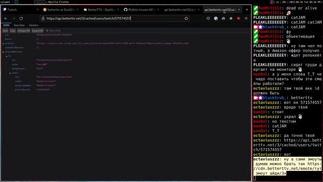 Стрим по разработке консольного Twitch чата: добавляем поддержку Twitch Badges смотреть онлайн
