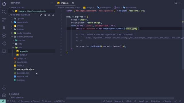 Sending Images Guide with DiscordJS V13 смотреть онлайн