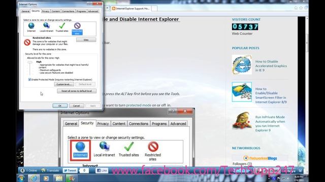 How to Enable and Disable Protected Mode in Internet Explorer.wmv смотреть онлайн