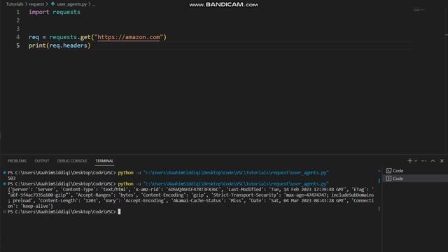 Changing User Agents in Python Requests смотреть онлайн
