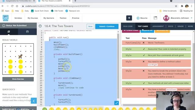 Nested Method Error - Java смотреть онлайн