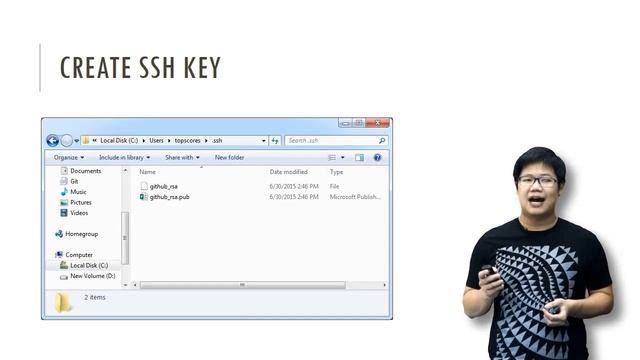 [10-2] การเชื่อมต่อ GitHub ผ่าน ssh url смотреть онлайн