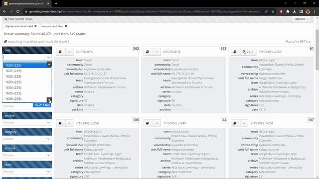 How To Use The Genealogia W Archiwach Website