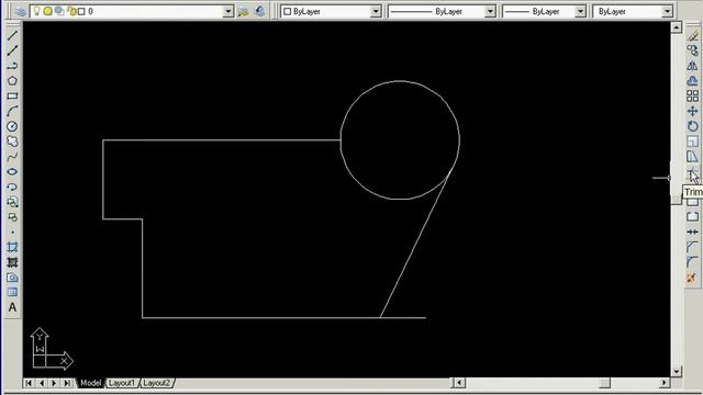 Simple AutoCAD 2006 Tutorial less3 2 смотреть онлайн