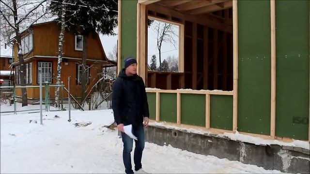Как принять каркасный дом у строителей? Обзор дома 8х8. Отзыв о компании АртСтрой. смотреть онлайн