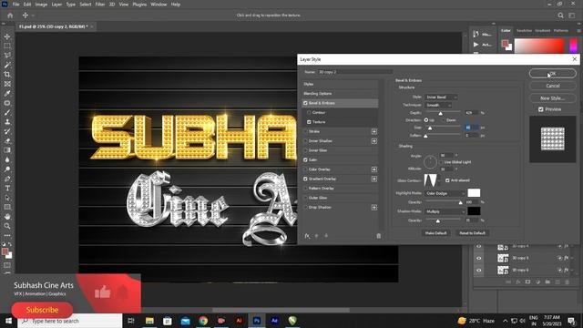 How to make 3D Gold Silver Text Effect in photoshop | PSD File Free Download | Page - 223 смотреть онлайн