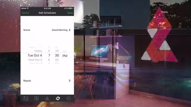 Nanoleaf Aurora Using Schedules смотреть онлайн