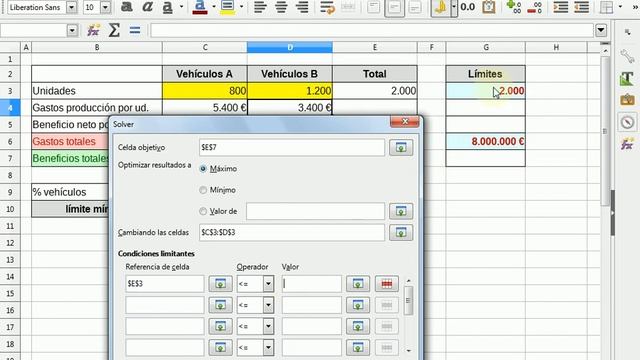 C2-5-03. El Solucionador (Solver) en LibreOffice Calc смотреть онлайн