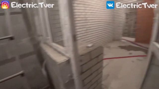 Двухкомнатная квартира ЭЛЕКТРОМОНТАЖ в ГОФРЕ