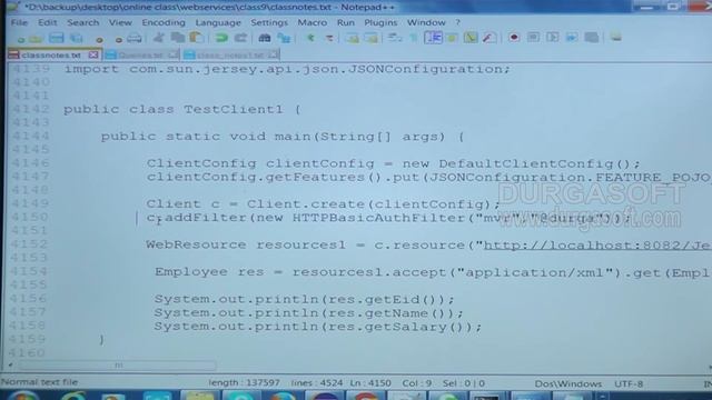 Java Webservices || Webservices Part - 23 by MVR Naidu смотреть онлайн