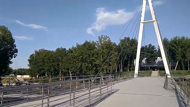 Новый мост над Анхором в Ташкенте (около Монумента Мужества) смотреть онлайн