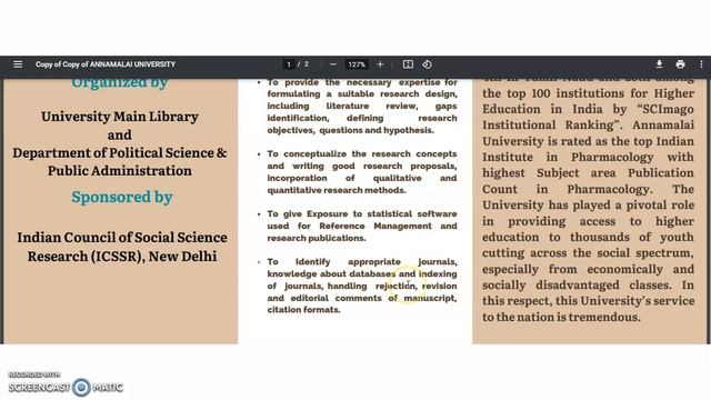 Free Ten Days Research Methodology Course With Free Accommodation and Travelling Allowance смотреть онлайн