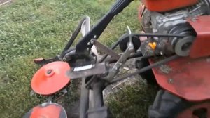 Натяжник для косилки из ручника.