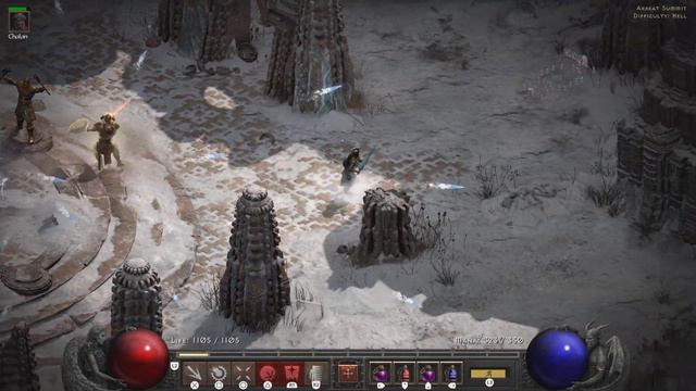 Diablo II: Resurrected - Beating Hell Ancients As A Sorceress смотреть онлайн