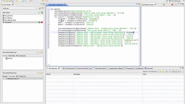 Create data driven scripts using Squish GUI Tester смотреть онлайн