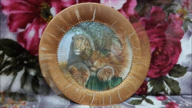 ДЕКУПАЖ ТАРЕЛКИ