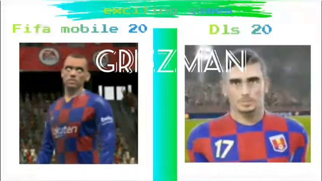 Barcelona players faces comparison between dls 20 and fifa mobile20 مقارنة أوجه لاعبين برشلونة فيفا смотреть онлайн