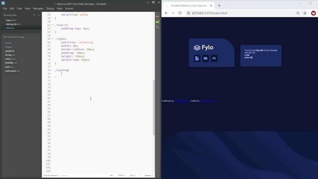 Data Storage UI Design using HTML and CSS смотреть онлайн