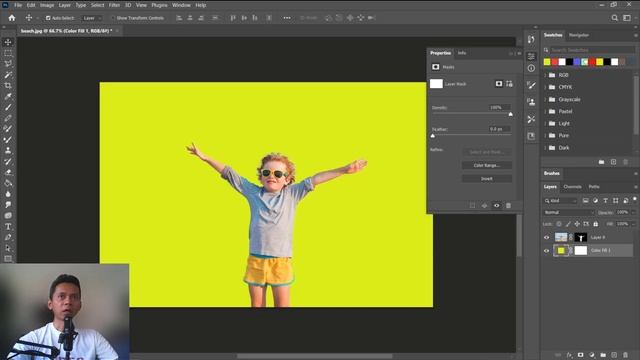 Photoshop How To Fill Background смотреть онлайн