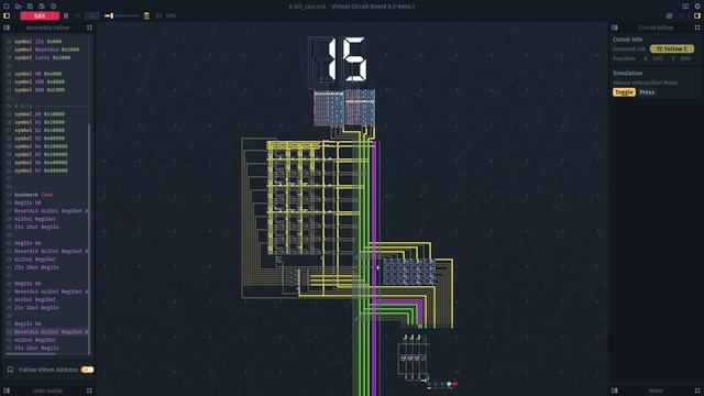 Virtual Circuit Board - Extremely Basic 8-bit Processor Counting Demo смотреть онлайн