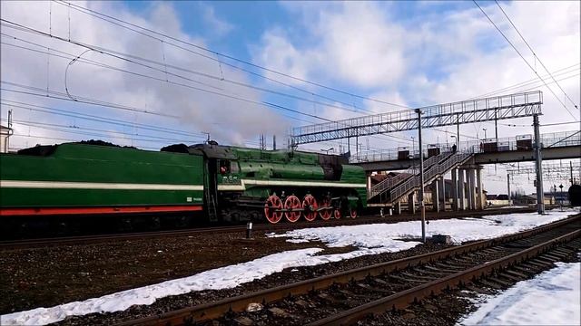 Паровоз П36-0120 с экскурсионным поездом "Москва - Владимир" смотреть онлайн