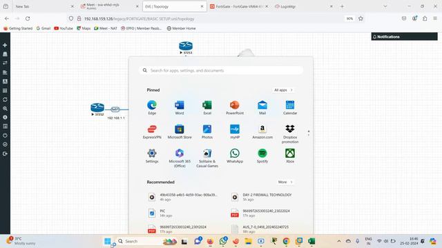 Day_3 Fortigate Dashboard & Static Routing and policy смотреть онлайн