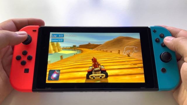 Moorhuhn Kart 2 | Nintendo Switch V2 handheld gameplay смотреть онлайн