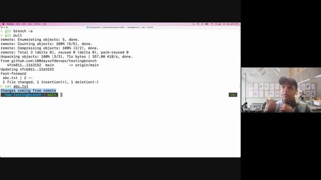 Day 14 - 100 Days of DevOps Interview - git fetch vs git pull смотреть онлайн