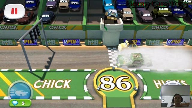 Lightning Mcqueen - Cars: Fast As Lightning - Chick Hicks Track - Racing Android IOS GamePlay смотреть онлайн